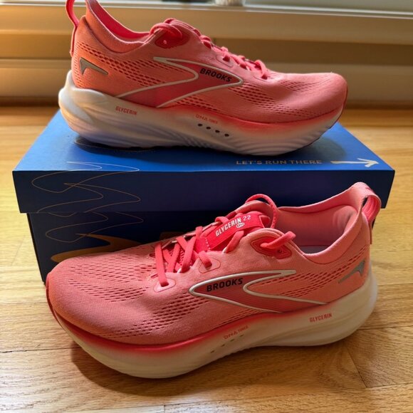Brooks Women's Glycerin 22 Running Shoes Desert Flower Size 9 - Picture 2 of 8